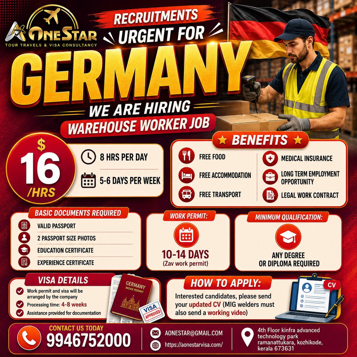 Warehouse Worker – Germany